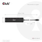 Club 3D USB Hub - CSV-2553 (USB-C to USB-C, 2xUSB-A, HDMI, RJ45, SD/MicroSD, 100W PD, 4K60hz)