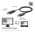 Club 3D Átalakító - CSV-2570 (USB-C to HDMI vezeték nélkül, 25m hatótáv, FHD 60Hz, Alt Mode, HDCP 1.4 & 2.2)