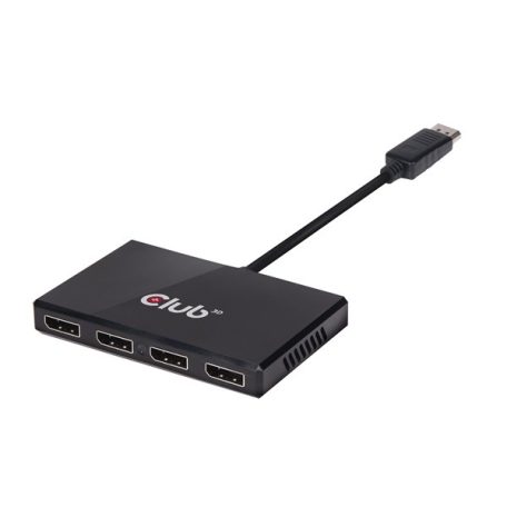 Club 3D USB Hub - CSV-6400 (Multi Stream, DisplayPort 1.2 to 4xDisplayPort, 4K60Hz)