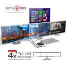 Club 3D USB Hub - CSV-6400 (Multi Stream, DisplayPort 1.2 to 4xDisplayPort, 4K60Hz)