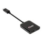 Club 3D MST Hub - CSV-7200H (DisplayPort 1.4 to 2x HDMI, 2x 4K60Hz)