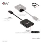 Club 3D MST Hub - CSV-7200H (DisplayPort 1.4 to 2x HDMI, 2x 4K60Hz)