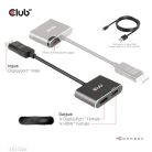 Club 3D MST Hub - CSV-7220 (DisplayPort 1.4 to DisplayPort + HDMI, 2x 4K60Hz)