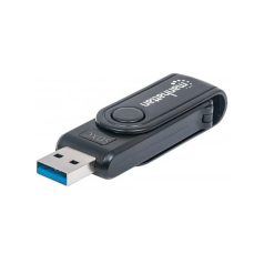   Manhattan Kártyaolvasó - 24in1 USB3.0 külső író/olvasó