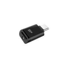   Silicon Power Kártyaolvasó - USB Type-C 3.2 (MicroSD, UHS-I DDR200) 180MB/s olvasási és 165MB/s írási sebesség, Fekete