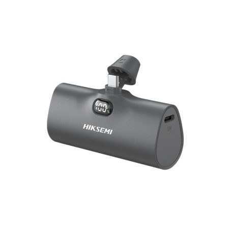Hikvision HIKSEMI Akkubank - 5000mAh M050 PowerBank (Type-C, Kijelző, Output 20W max.) Szürke