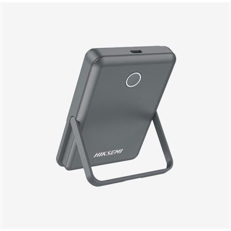 Hikvision HIKSEMI Akkubank - 5000mAh W050 Vezetéknéküli PowerBank (Type-C, Output 15W) Szürke