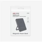 Hikvision HIKSEMI Akkubank - 5000mAh W050 Vezetéknéküli PowerBank (Type-C, Output 15W) Szürke