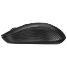 Everest Vezeték nélküli Egér - SM-18 Black (1600 DPI, 4gomb, optikai, fekete)