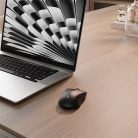 Everest Vezeték nélküli Egér - SM-BT08 (Bluetooth, 1600 DPI, 2,4 Ghz, BT 5.2, 4gomb, optikai, fekete)