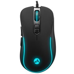   Everest Gamer Egér - SM-G58 X-HAMMER  (7200 DPI, 7gomb, 1,5m harisnyázott kábel,optikai, fekete, RGB LED)