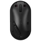 Everest Vezeték nélküli Egér - SMW-399 Black Rechargeable Super Quiet (1600 DPI, 3 gomb, optikai, fekete)