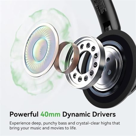 ONEODIO DJ Fejhallgató - Focus A1 Hybrid Black (Vezeték nélküli, Bluetooth, Hi-Res Audio, Active Noise Cancelling)
