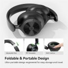 ONEODIO DJ Fejhallgató - Focus A1 Hybrid Black (Vezeték nélküli, Bluetooth, Hi-Res Audio, Active Noise Cancelling)