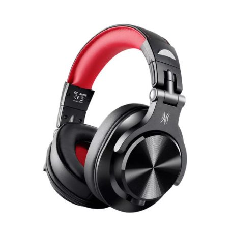 ONEODIO DJ Fejhallgató - Fusion A71 Red (Vezetékes, 3,5mm, 6,35mm jack, Hi-Res Audio)