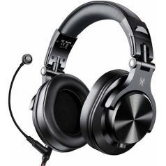   ONEODIO DJ Fejhallgató - Fusion A71M Black (Vezetékes, 3,5mm, 6,35mm jack, mikrofon, Hi-Res Audio)