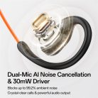 ONEODIO Sport Fejhallgató - OpenRock LINK 10 Black (premium, légvezetés, BT 6.0, fekete, USB-C, USB-A)