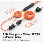 ONEODIO Sport Fejhallgató - OpenRock LINK 10 Black (premium, légvezetés, BT 6.0, fekete, USB-C, USB-A)