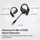 ONEODIO Sport Fejhallgató - OpenRock LINK 20 Black (premium, légvezetés, BT 6.0, fekete)