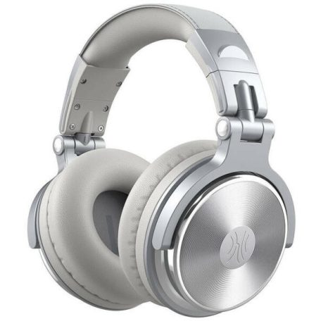 ONEODIO DJ Fejhallgató - Pro 10 Silver (Vezetékes, 3,5mm, 6,35mm jack, Hi-Res Audio)