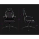 Formula Gamer szék - VC1 Lite RacerPU Black (fekete; állítható magasság; áll. kartámasz, Max.: 125kg teherbírás)