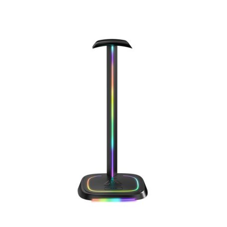 The G-Lab Fejhallgató állvány - K STAND NEON RGB H (fekete, USB-C, USB-A, univerzális, csúszásgátló, RGB)