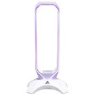 The G-Lab Fejhallgató állvány - K STAND RADON W  (fehér, 2xUSB3.0, műanyag)