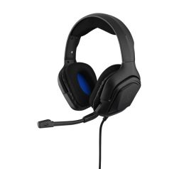   The G-Lab Fejhallgató - KORP COBALT/B (mikrofon, 3,5mm Jack, hangerőszabályzó, nagy-párnás, fekete)