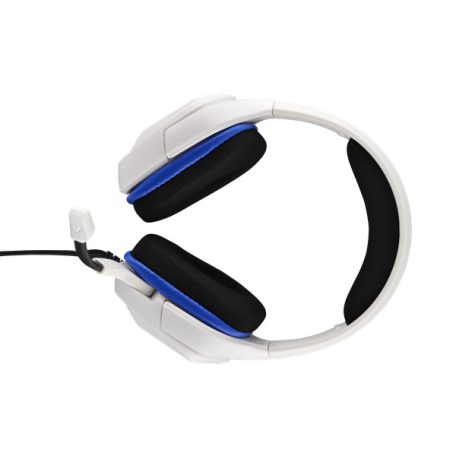 The G-Lab Fejhallgató - KORP COBALT W (mikrofon, 3,5mm Jack, hangerőszabályzó, nagy-párnás, fehér)