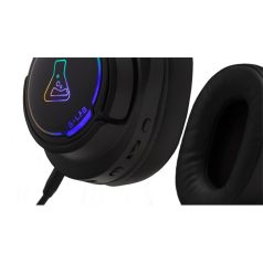   The G-Lab Vezeték nélküli Fejhallgató - KORP IRIDIUM (2,4Ghz, USB-C, Bluetooth, mikrofon, hangerőszabályzó, fekete)