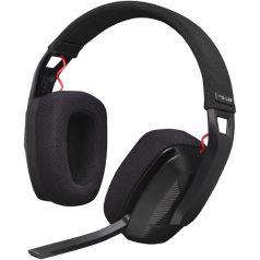   The G-Lab Vezeték nélküli Fejhallgató - KORP PLATINIUM-B (mikrofon, BT/ 2,4 Ghz/ kábeles, nagy-párnás, fekete)