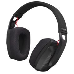   The G-Lab Vezeték nélküli Fejhallgató - KORP PLATINIUM-B (mikrofon, BT/ 2,4 Ghz/ kábeles, nagy-párnás, fekete)