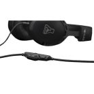 The G-Lab Fejhallgató - KORP TITANIUM (mikrofon, 3,5mm Jack, hangerőszabályzó, LED,nagy-párnás)