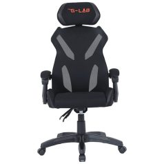   The G-Lab Gamer szék - KS BARIUM BLACK (fekete; állítható magasság; áll. kartámasz)