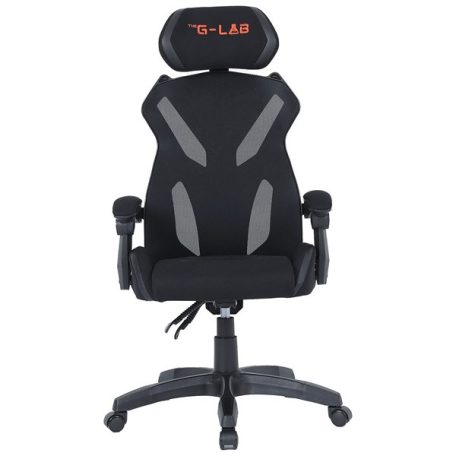 The G-Lab Gamer szék - KS BARIUM BLACK (fekete; állítható magasság; áll. kartámasz)