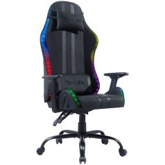   The G-Lab Gamer szék - KS ELECTRON EX (fekete; állítható magasság; áll. kartámasz, RGB LED)