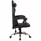 The G-Lab Gamer szék - KS NEON BLACK (fekete; állítható magasság; áll. kartámasz)