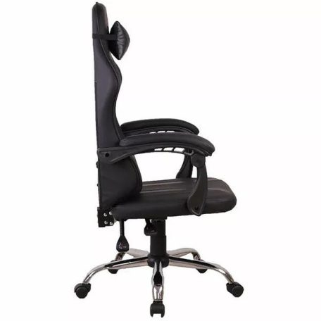 The G-Lab Gamer szék - KS NEON BLACK (fekete; állítható magasság; áll. kartámasz)
