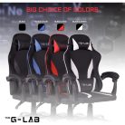 The G-Lab Gamer szék - KS NEON BLACK (fekete; állítható magasság; áll. kartámasz)