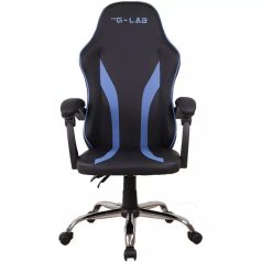   The G-Lab Gamer szék - KS NEON BLUE (kék; állítható magasság; áll. kartámasz)