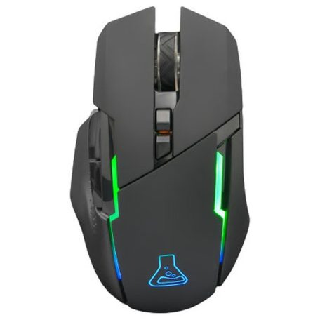 The G-Lab Vezeték nélküli Gamer Egér - KULT CAESIUM (7200 DPI, 2,4Ghz+Bluetooth, 6 gomb, makro, RGB LED, fekete)
