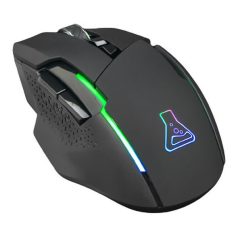   The G-Lab Vezeték nélküli Gamer Egér - KULT CAESIUM (7200 DPI, 2,4Ghz+Bluetooth, 6 gomb, makro, RGB LED, fekete)