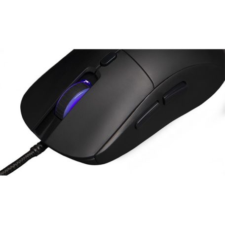 The G-Lab Gamer Egér - KULT COBALT B (12800 DPI, 1000Hz, 80g, 6 gomb, 1,8m kábel, RGB, fekete)