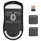 The G-Lab Vezeték nélküli Gamer Egér - KULT ELITE M150 (30 000 DPI, 8000Hz, PixArt 3950, TTC swich, 55g, 2,4Ghz+BT+wire)