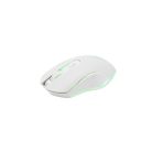 The G-Lab Vezeték nélküli Gamer Egér - KULT HELIUM WL W(3200 DPI, 6 gomb, makro,  RGB LED, fehér)
