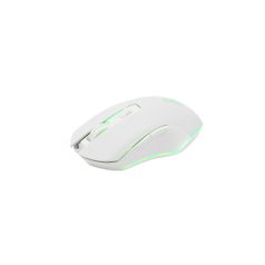   The G-Lab Vezeték nélküli Gamer Egér - KULT HELIUM WL W(3200 DPI, 6 gomb, makro,  RGB LED, fehér)
