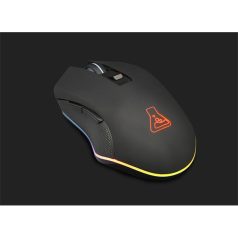   The G-Lab Vezeték nélküli Gamer Egér - KULT HELIUM WL (3200 DPI, 6 gomb, makro,  RGB LED, fekete)