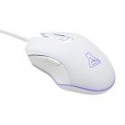 The G-Lab Gamer Egér - KULT HELIUM W (3200 DPI, 6 gomb, makro, 1,8m kábel, RGB LED, fehér)