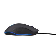   The G-Lab Gamer Egér - KULT HELIUM (3200 DPI, 6 gomb, makro, 1,8m kábel, RGB LED, fekete)
