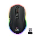 The G-Lab Vezeték nélküli Gamer Egér - KULT KRYPTON (6400 DPI, 2,4Ghz + BT, 7 gomb, 250Hz,  RGB LED, fekete)